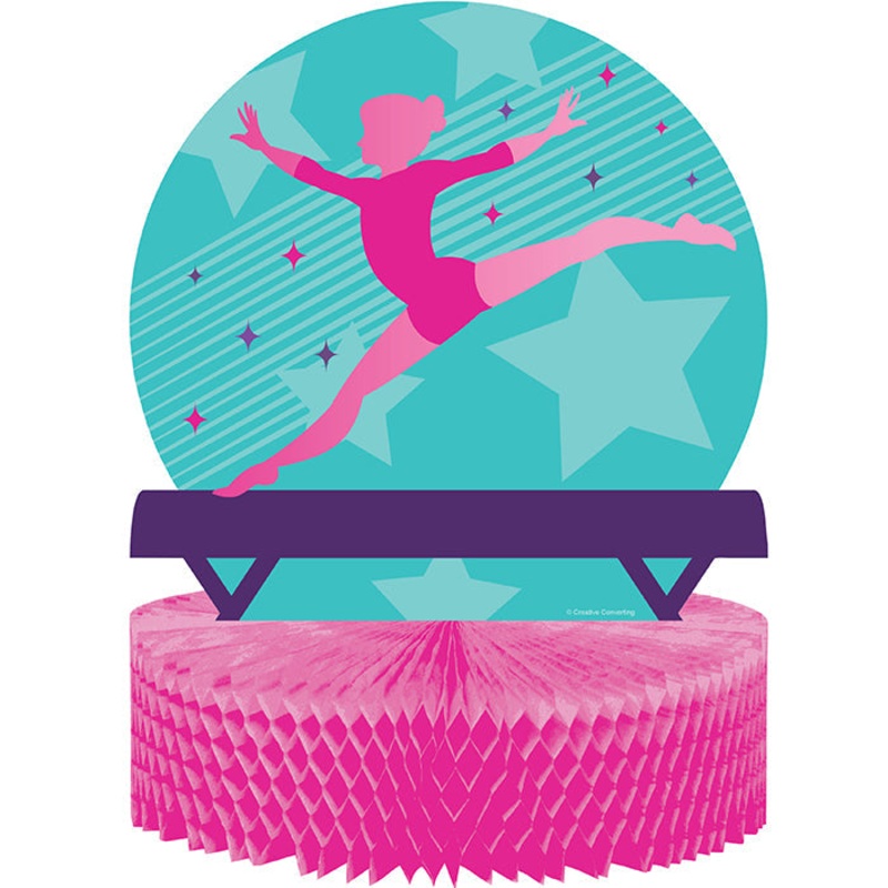 6 pc Bulk Gymnastics Party Centerpieces