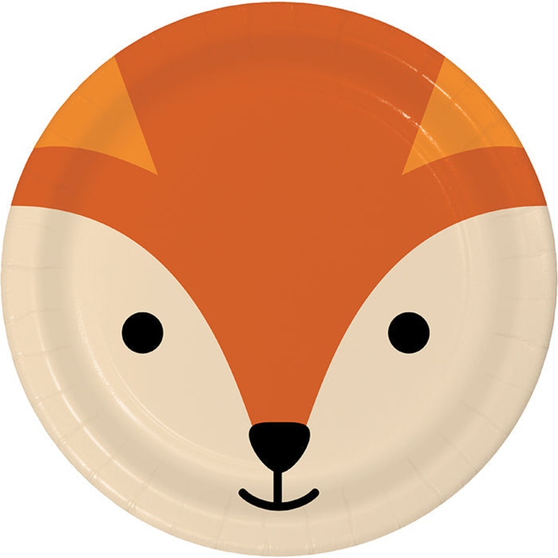 96 pc Bulk Fox Dinner Plates