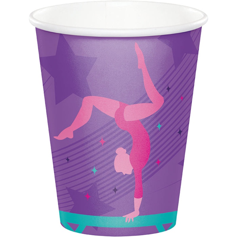 96 pc Bulk Gymnastics Party Cups