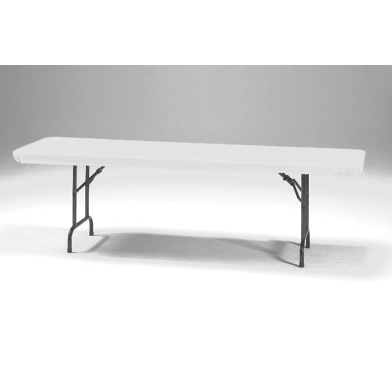 12 pc Bulk White Stay Put 29" x 72" Table Covers