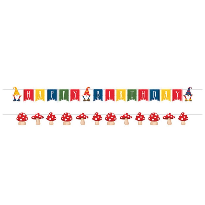 24 pc Bulk Party Gnomes Banners