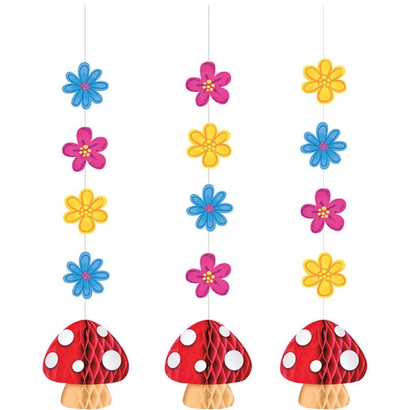 36 pc Bulk Party Gnomes Hanging Cutouts