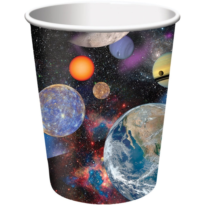 96 pc Bulk Space Blast 9 oz Cups