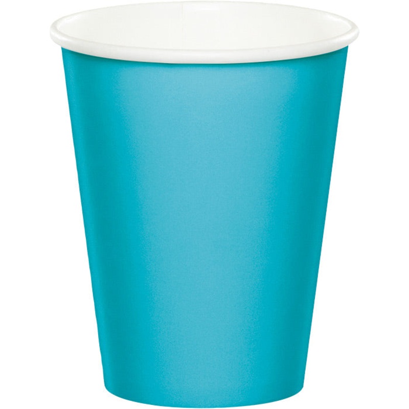 240 pc Bulk Bermuda Blue 9 oz Hot & Cold Cups