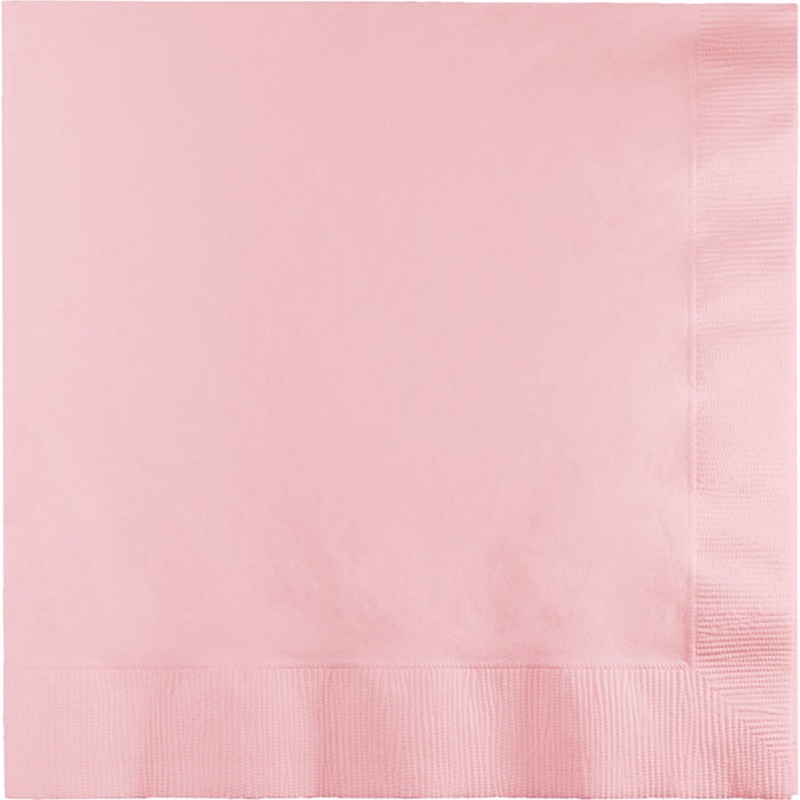 240 pc Bulk Classic Pink Value Friendly Beverage Napkins