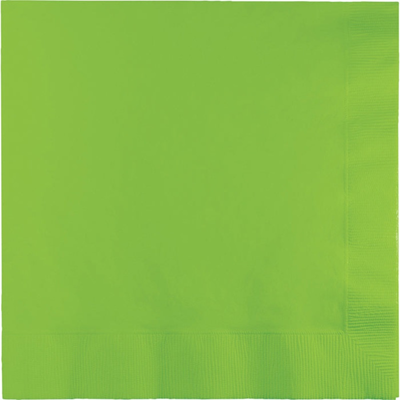 240 pc Bulk Fresh Lime Green Value Friendly Luncheon Napkins