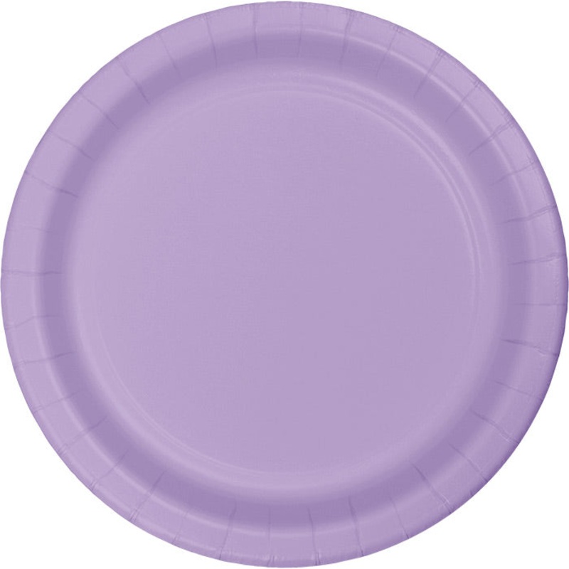 240 pc Bulk Luscious Lavender Sturdy Style 8.75 inch Dinner Plates
