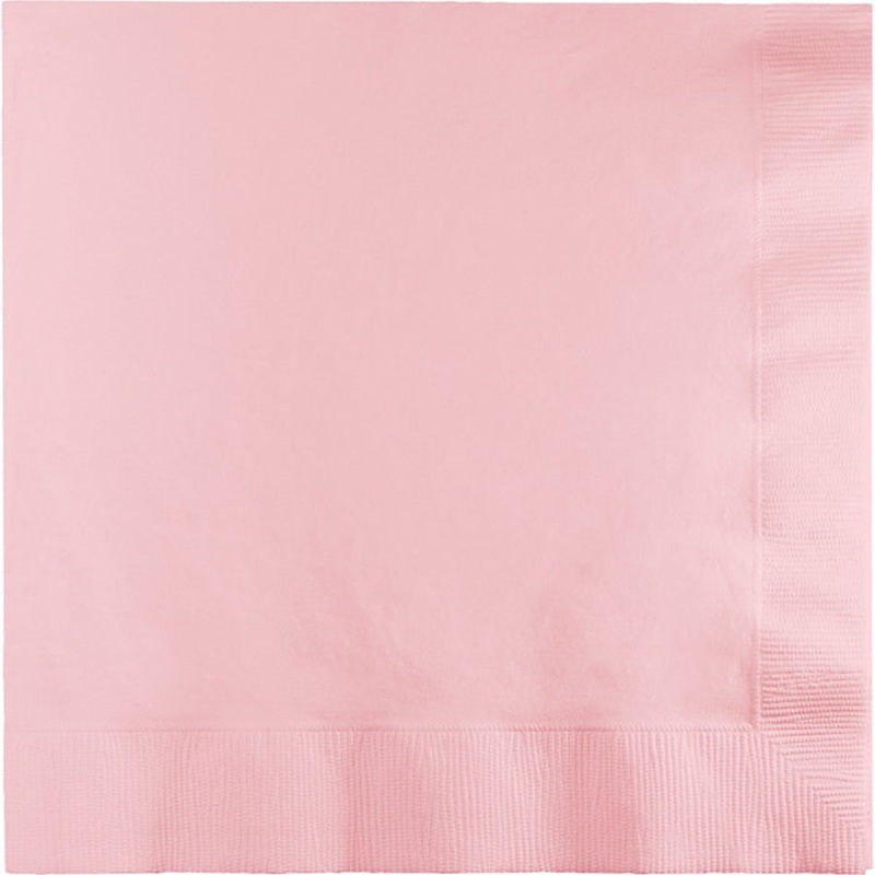 500 pc Bulk Classic Pink Luncheon Napkins 3 ply