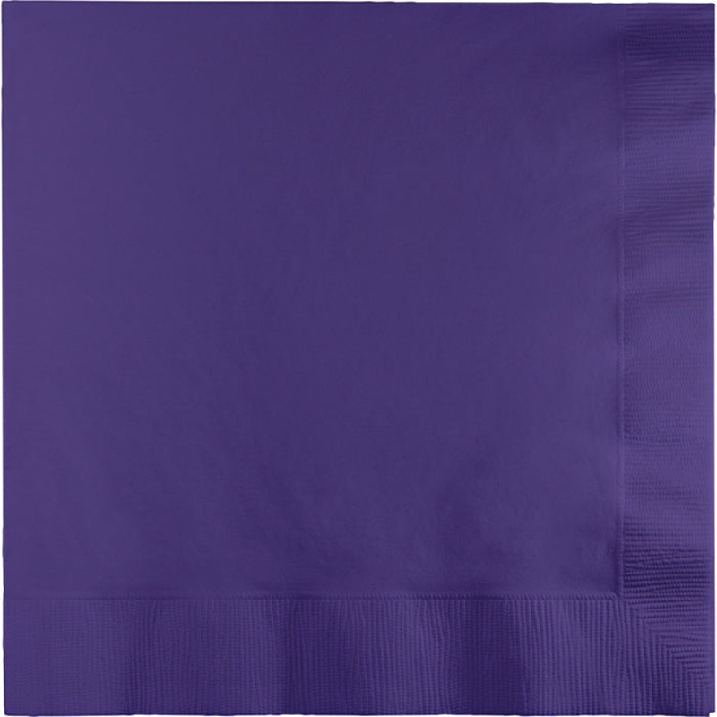 500 pc Bulk Purple Luncheon Napkins 3 ply