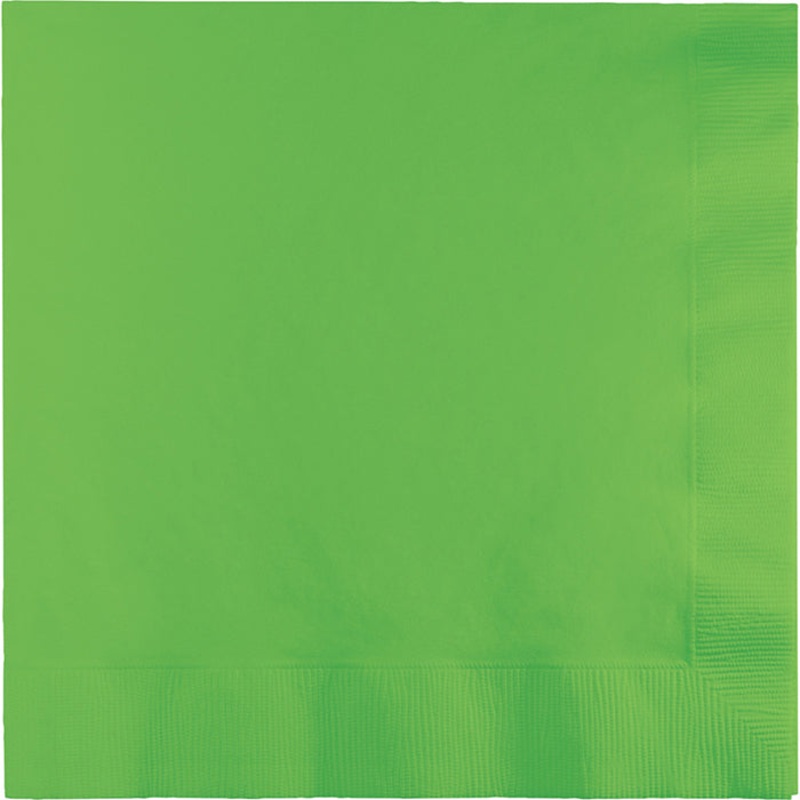 250 pc Bulk Fresh Lime Green Dinner Napkins 3 Ply