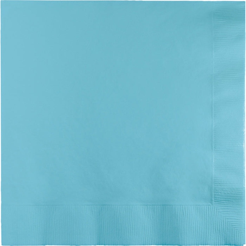 250 pc Bulk Pastel Blue Dinner Napkins 3 Ply