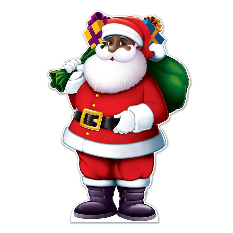 4 Pack Beistle Santa Stand-Up Decoration