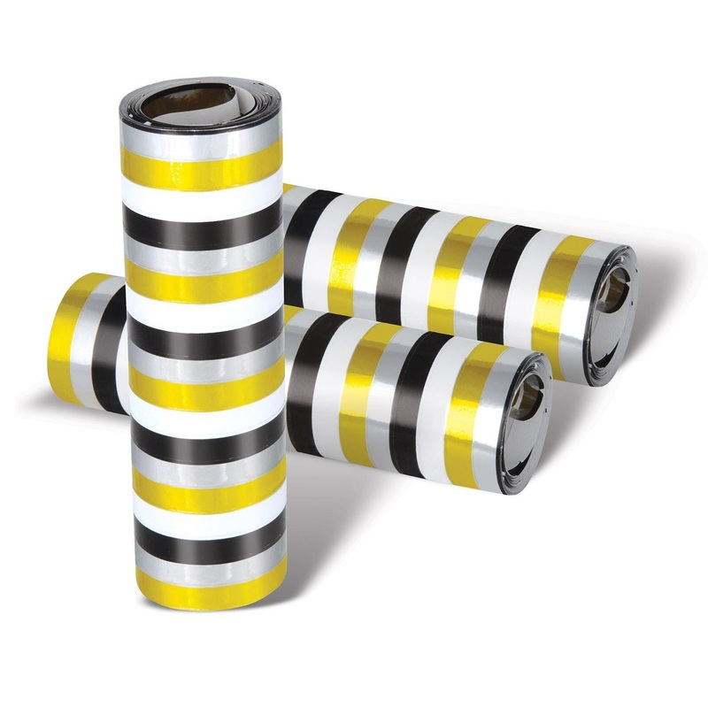 50 Pack Beistle New Year's Eve Metallic Serpentine Throws 18/Roll