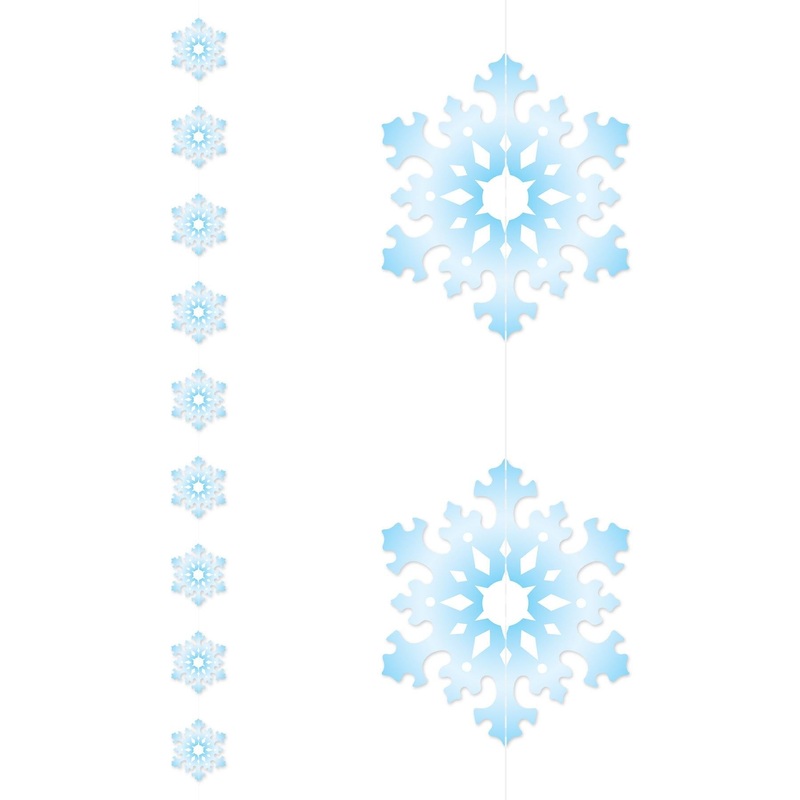 60 Piece Beistle Snowflake Stringers
