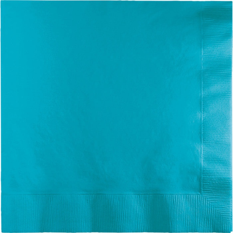 600 pc Bulk Bermuda Blue 2 Ply Luncheon Napkins
