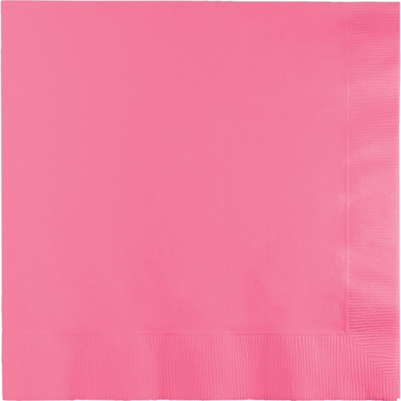 600 pc Bulk Candy Pink 2 Ply Luncheon Napkins