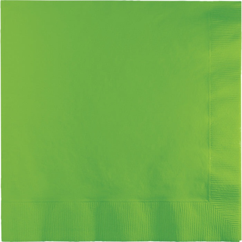 600 pc Bulk Fresh Lime 2 Ply Luncheon Napkins