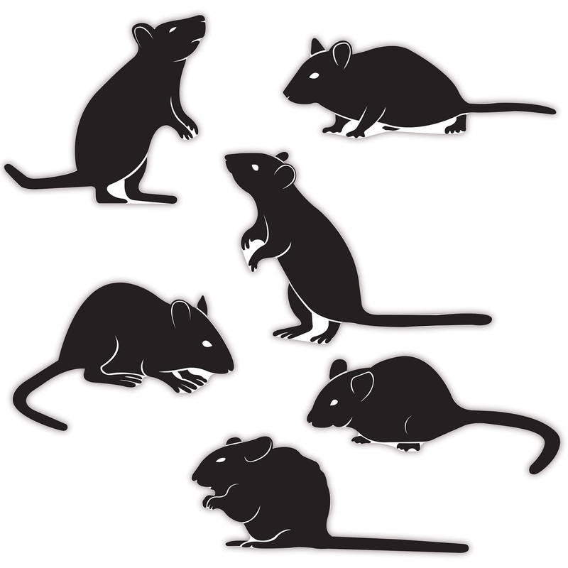 72 Piece Beistle Mice Silhouettes printed 2 sides