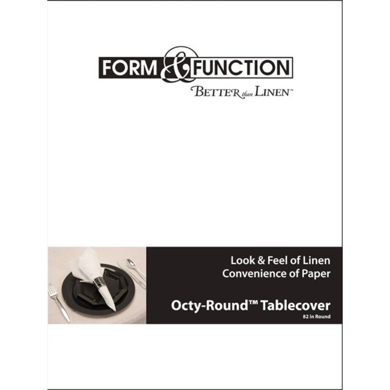 12 pc Bulk White Better than Linen Round
