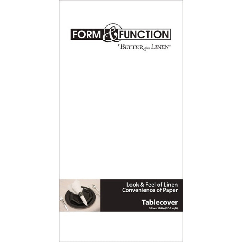 12 pc Bulk White Better than Linen Table Covers