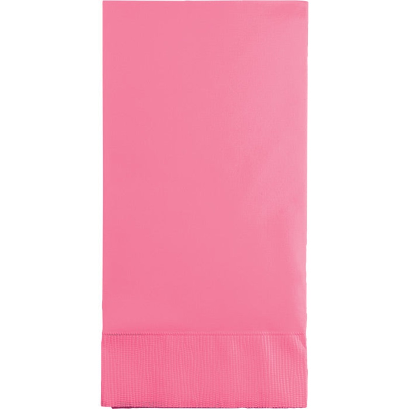 192 pc Bulk Candy Pink 3 Ply Guest Towels
