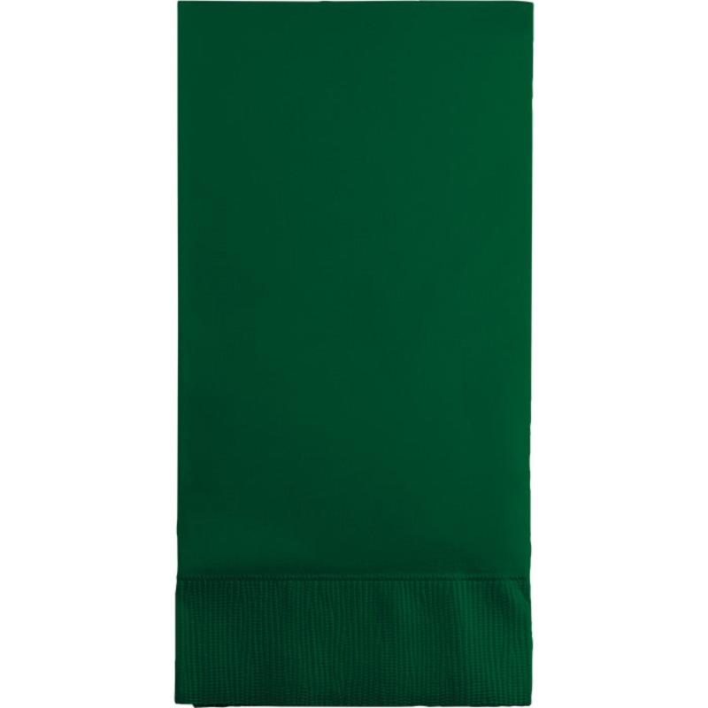 192 pc Bulk Hunter Green 3 Ply Guest Towels