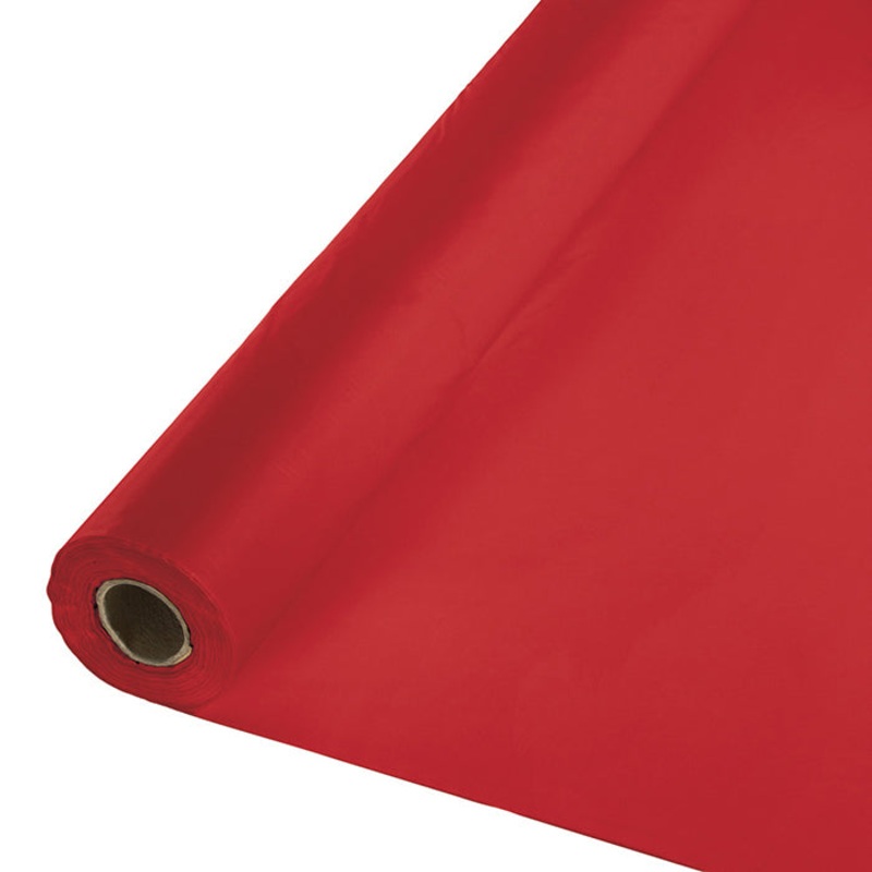 6 pc Bulk Classic Red Banquet Roll 100 ft x 40 inch