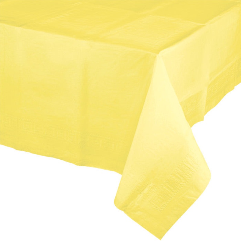 6 pc Bulk Mimosa Paper Table Covers 54" x 108"