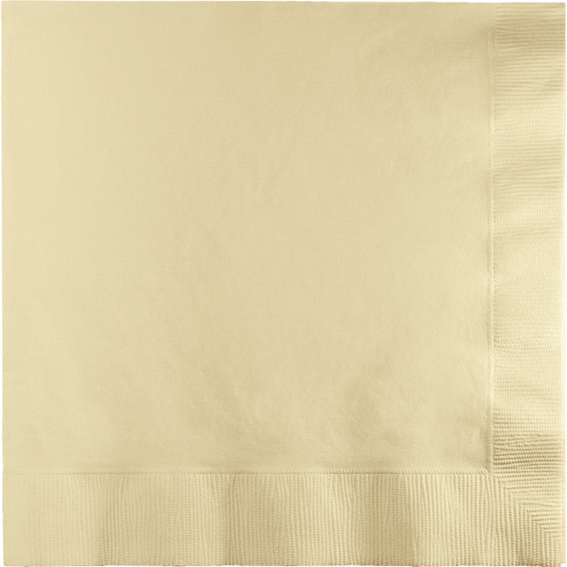 600 pc Bulk Ivory 2 Ply Luncheon Napkins