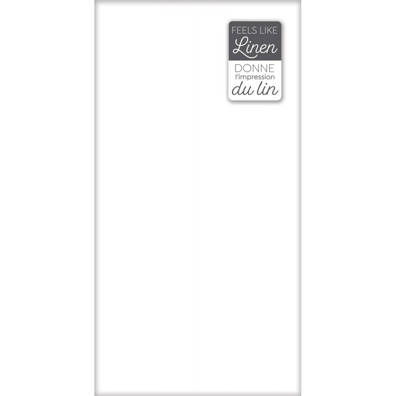200 pc Bulk White Ultra Dinner Napkins 4" x 8"
