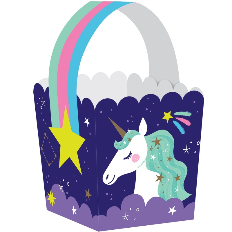 48 pc Bulk Unicorn Galaxy Treat Box w/ Handle
