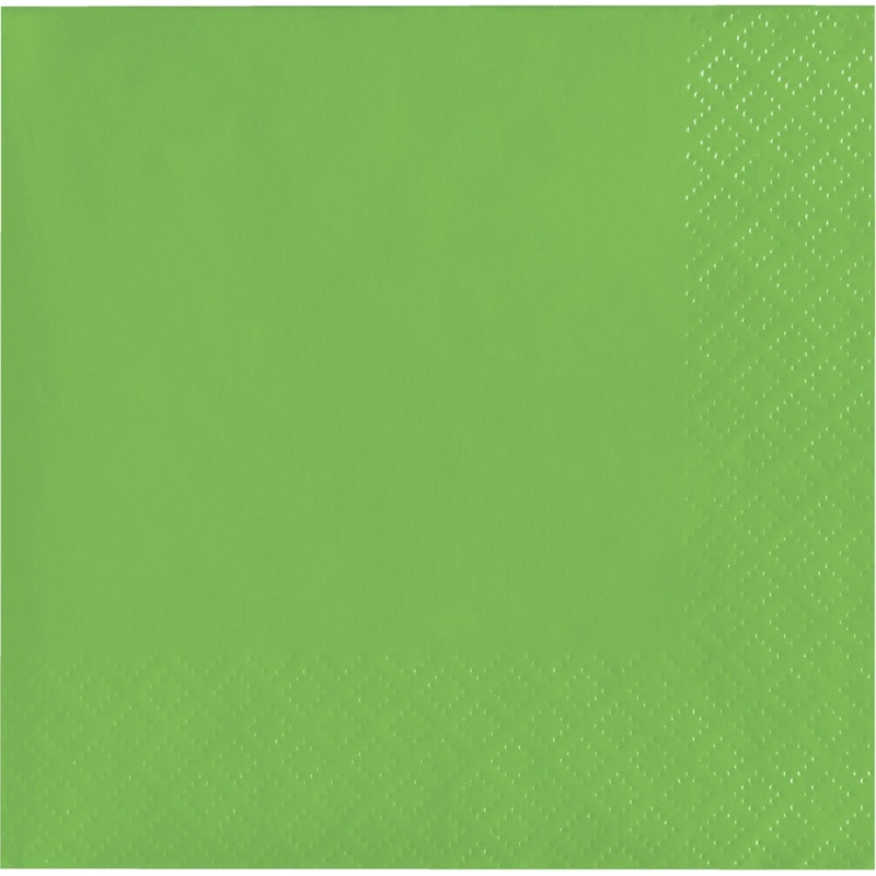 480 pc Bulk Fresh Green 2ply Beverage Napkin