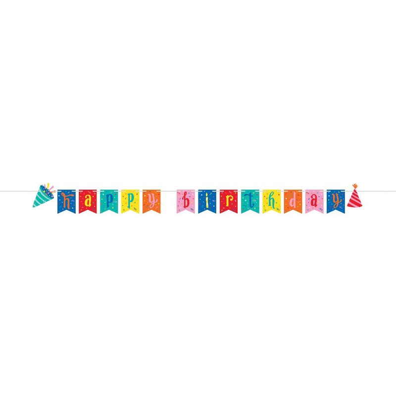 12 pc Bulk Hats Off Birthday Banner