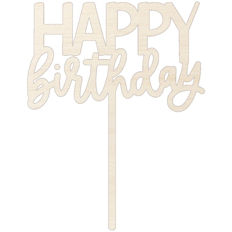 12 pc Bulk World Adventure "Happy Birthday" Cake Topper