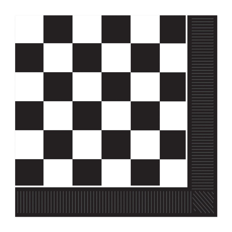 192 Pack Beistle Checkered Party Luncheon Napkins