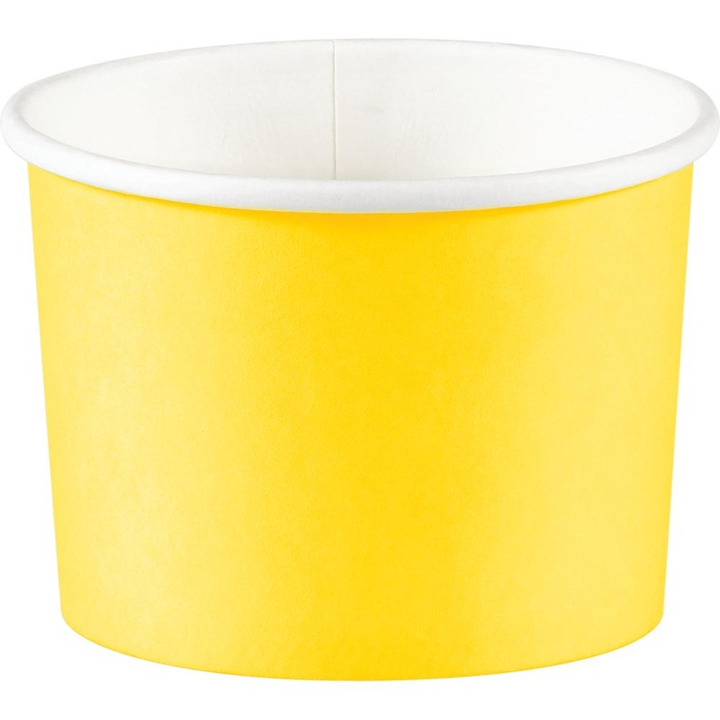 96 pc Bulk School Bus Yellow Treat Cups