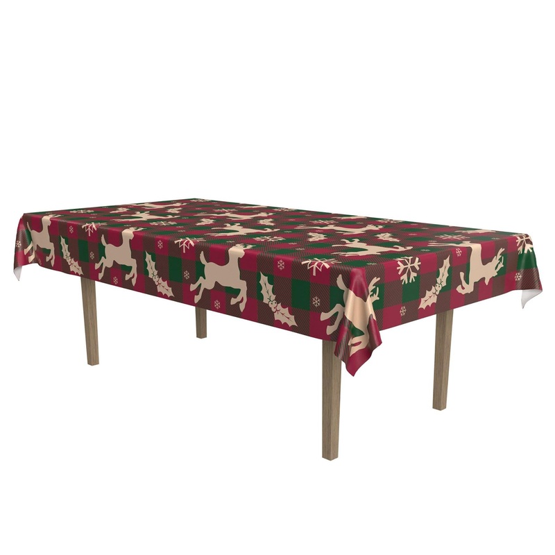 12 Pack Beistle Christmas Fabric Tablecover
