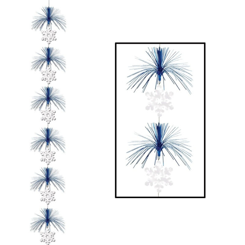 12 Pack Beistle Christmas Snowflake Firework Stringer