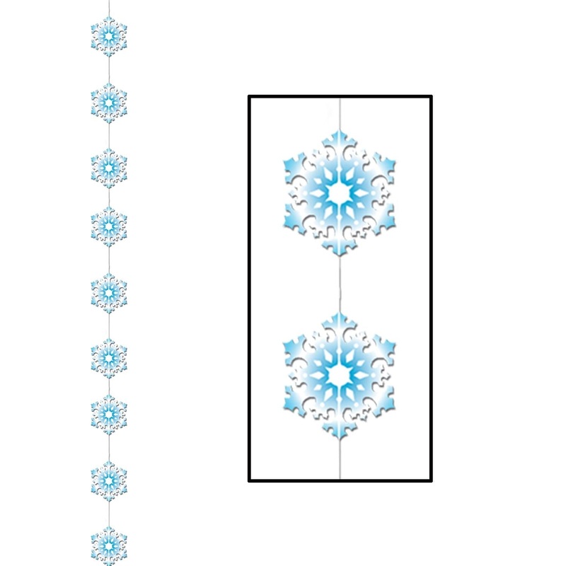12 Pack Beistle Christmas Snowflake Stringer