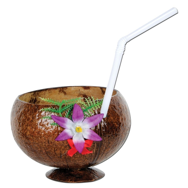 12 Pack Beistle Luau Party Coconut Cup