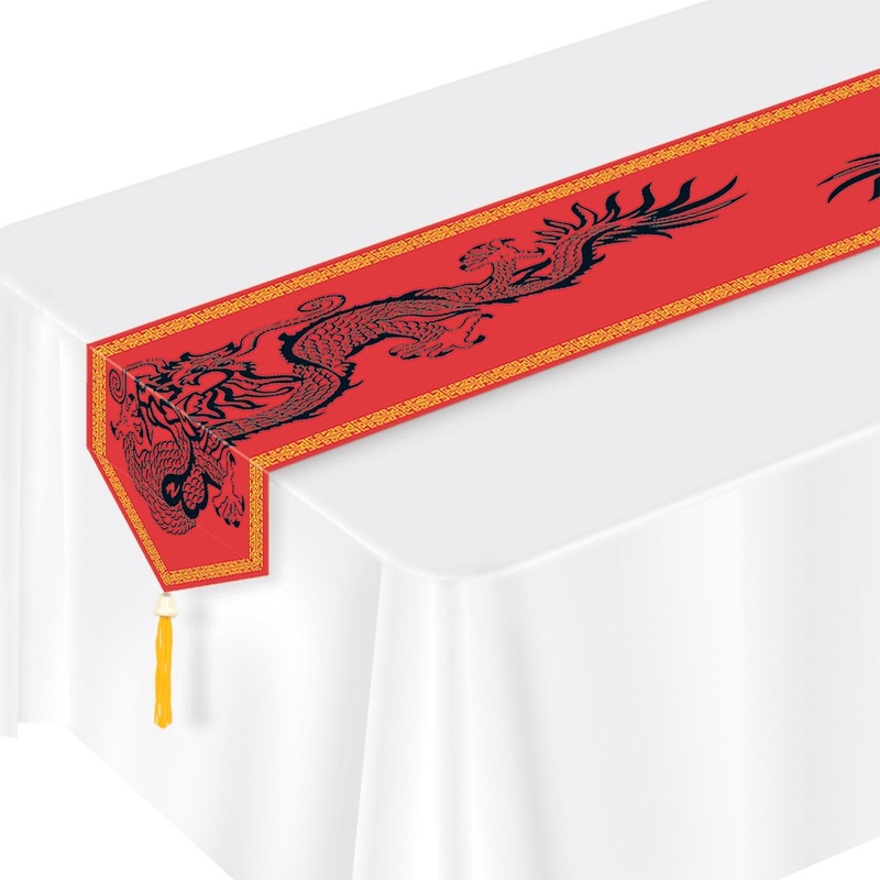 12 Pack Beistle Printed Asian Paper Party Table Runner