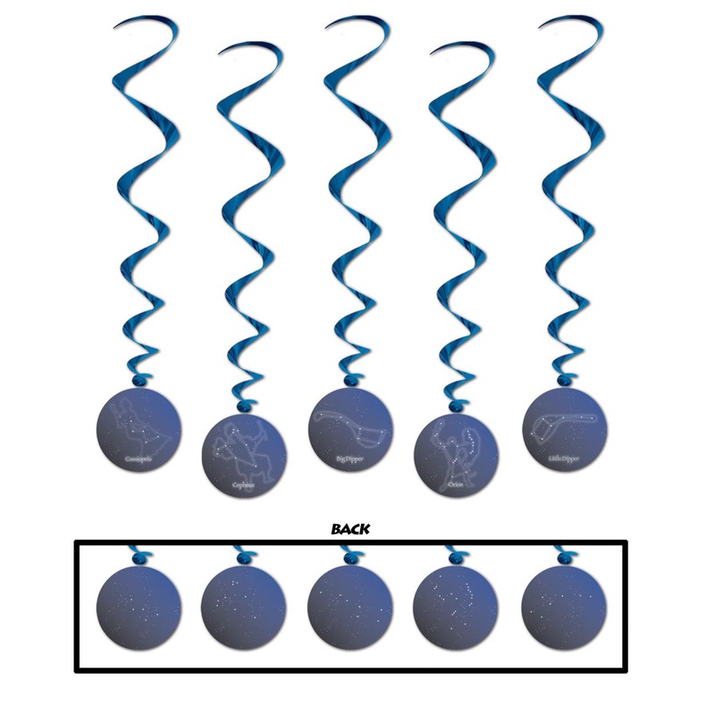 30 Piece Beistle Constellation Party Whirls