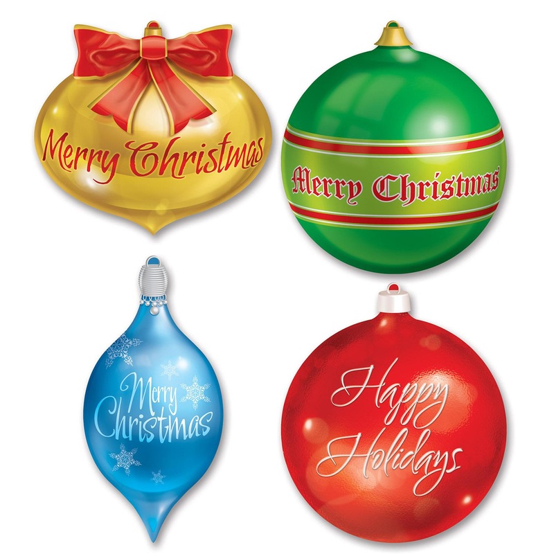 48 Pack Beistle Christmas Ornament Cutouts
