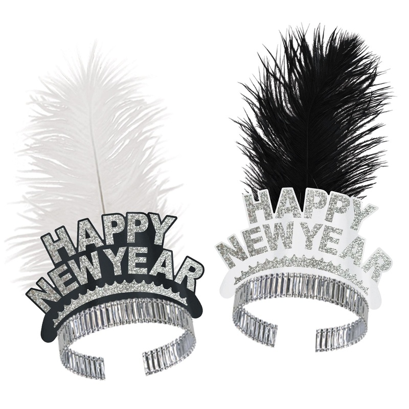 50 Pack Beistle New Year's Eve Chicago Swing Tiara