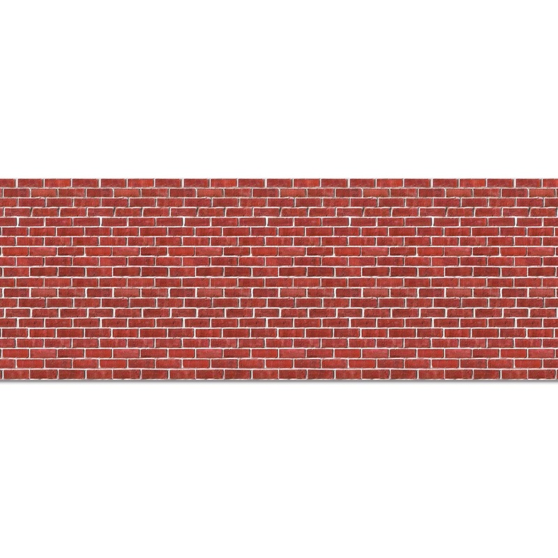6 Pack Beistle Christmas Brick Wall Backdrop