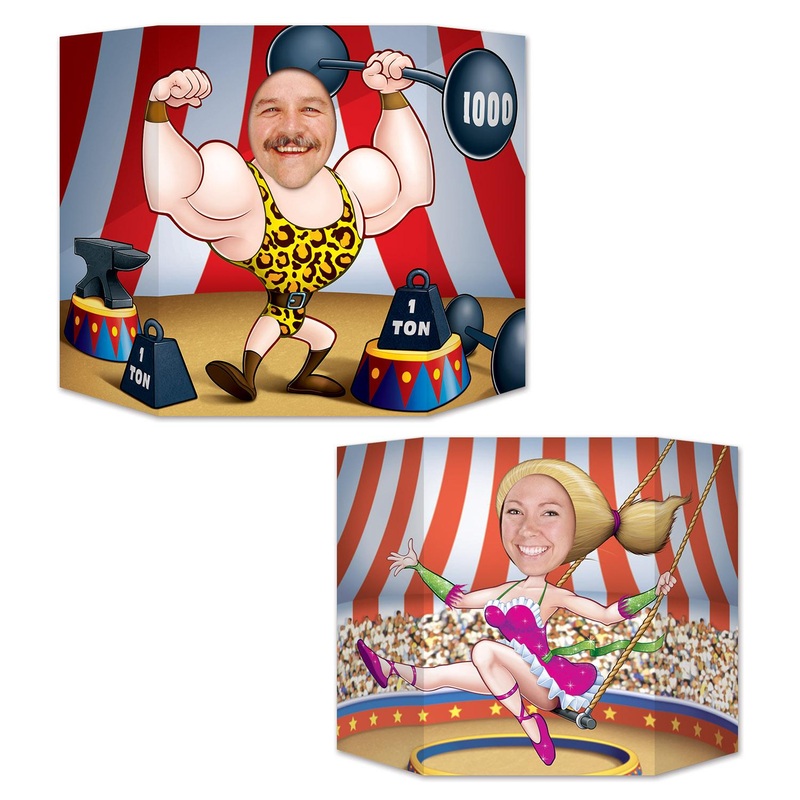 6 Pack Beistle Circus Couple Party Photo Prop
