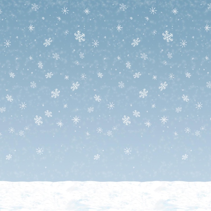 6 Pack Beistle Winter Sky Backdrop Decoration