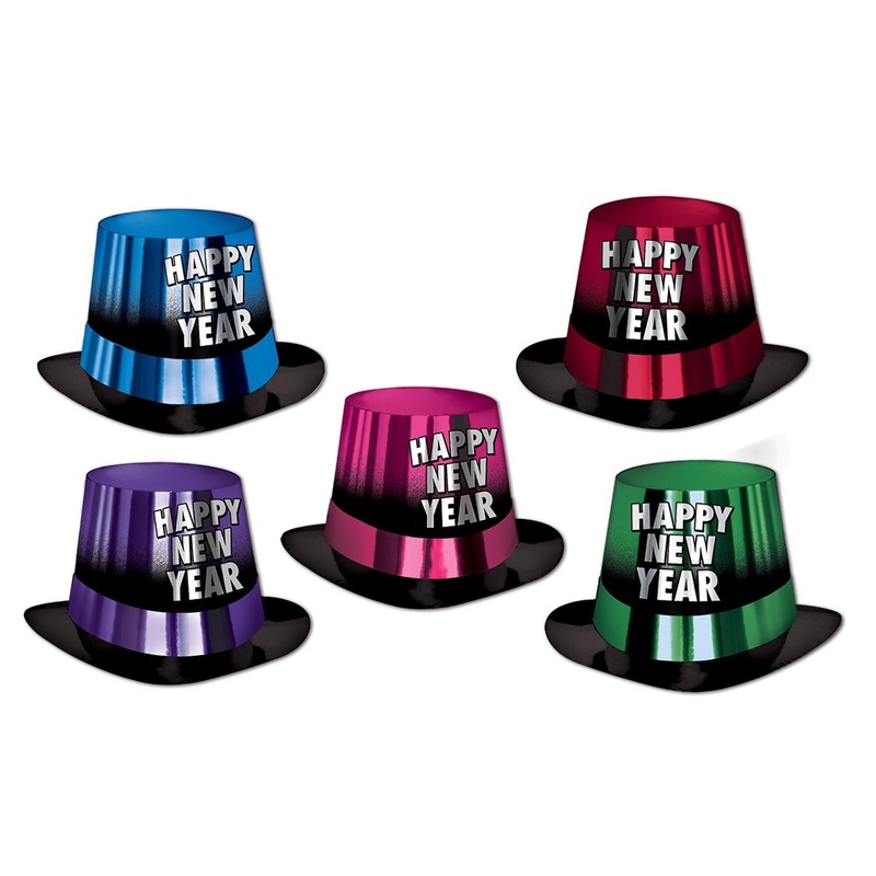 25 Pack Beistle Entertainer New Years Party Hi-Hats