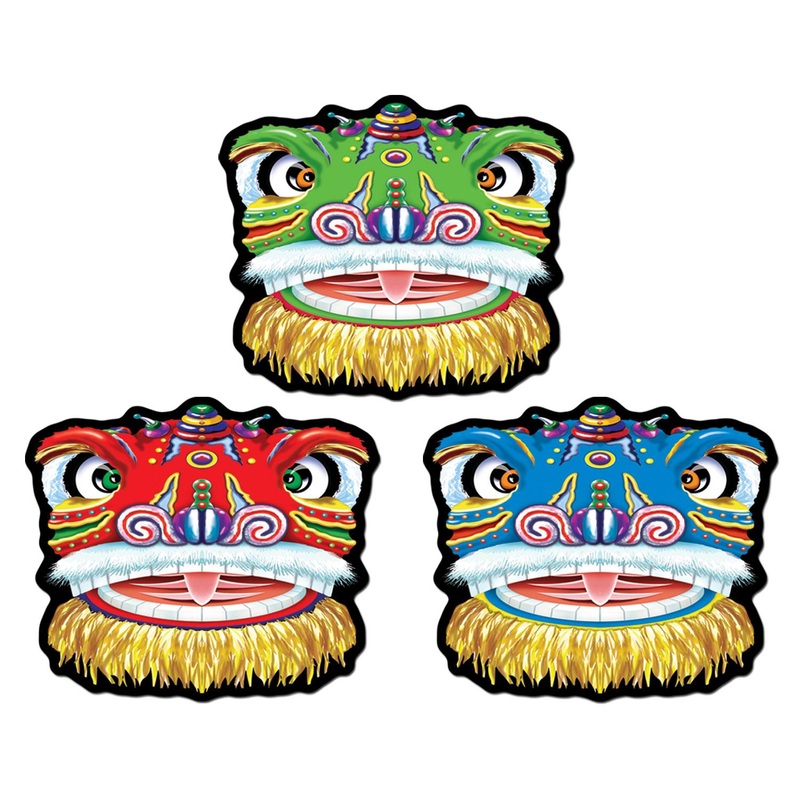 36 Pack Beistle Dragon Party Cutouts