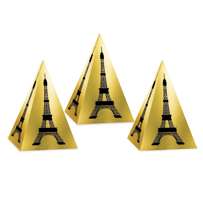 36 Pack Beistle Eiffel Tower Party Favor Boxes